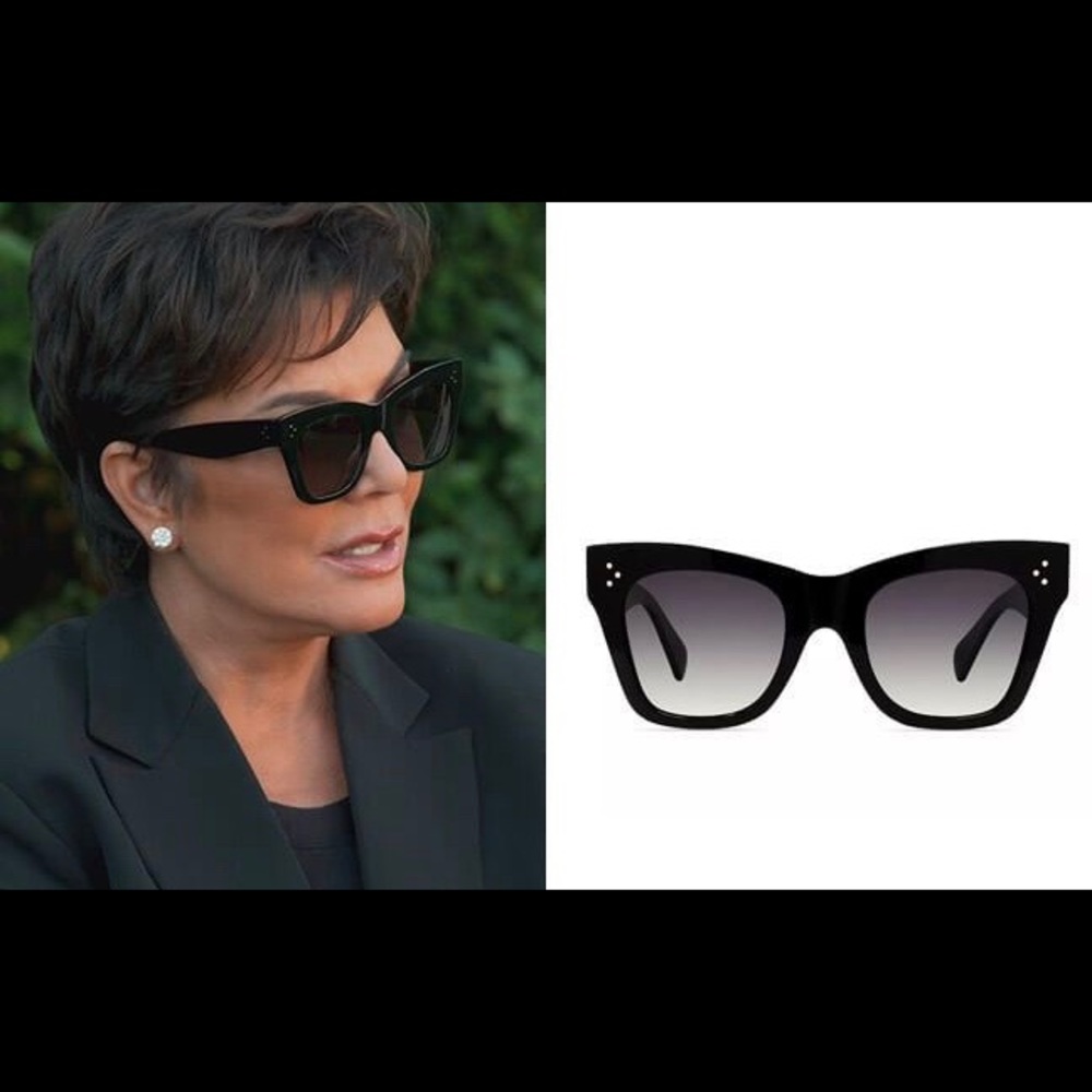 Celine Polarized Square Sunglasses